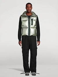 Laminated Puffer Vest