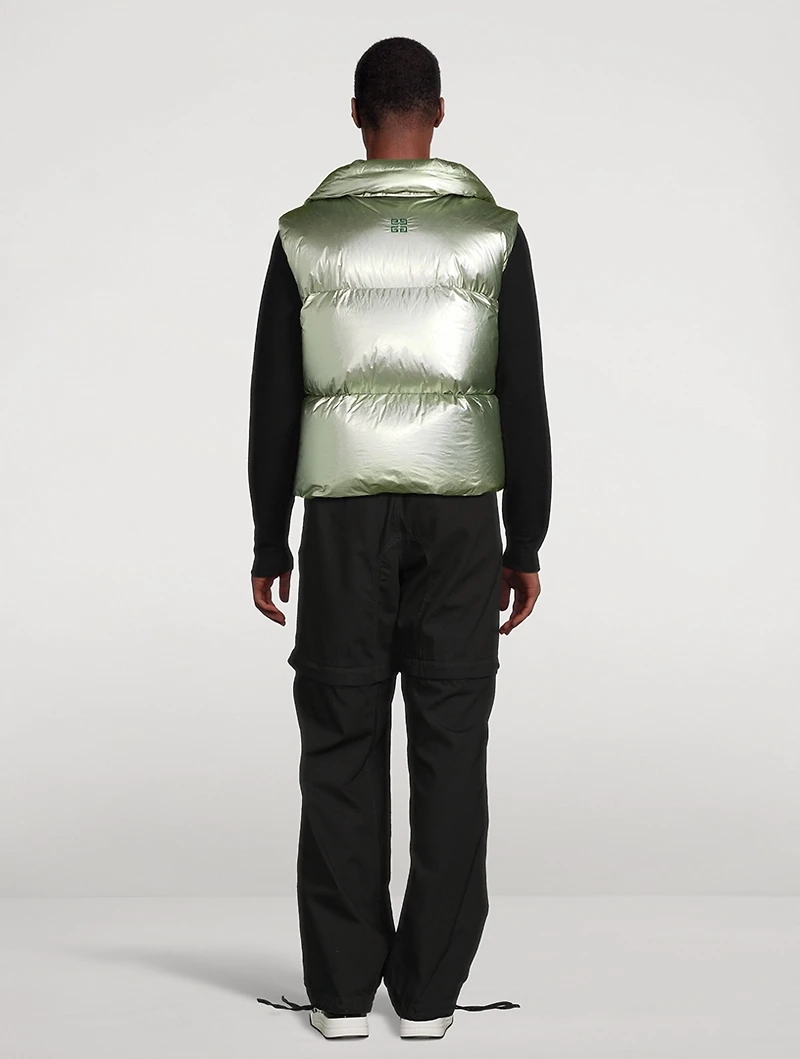 Laminated Puffer Vest