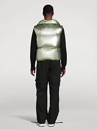 Laminated Puffer Vest