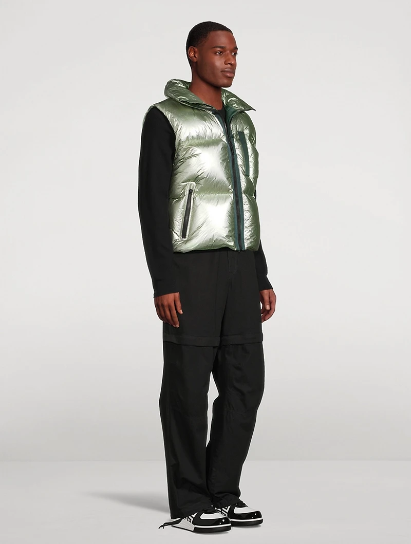 Laminated Puffer Vest