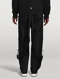 Wool Two-in-One Detachable Pants With Suspenders