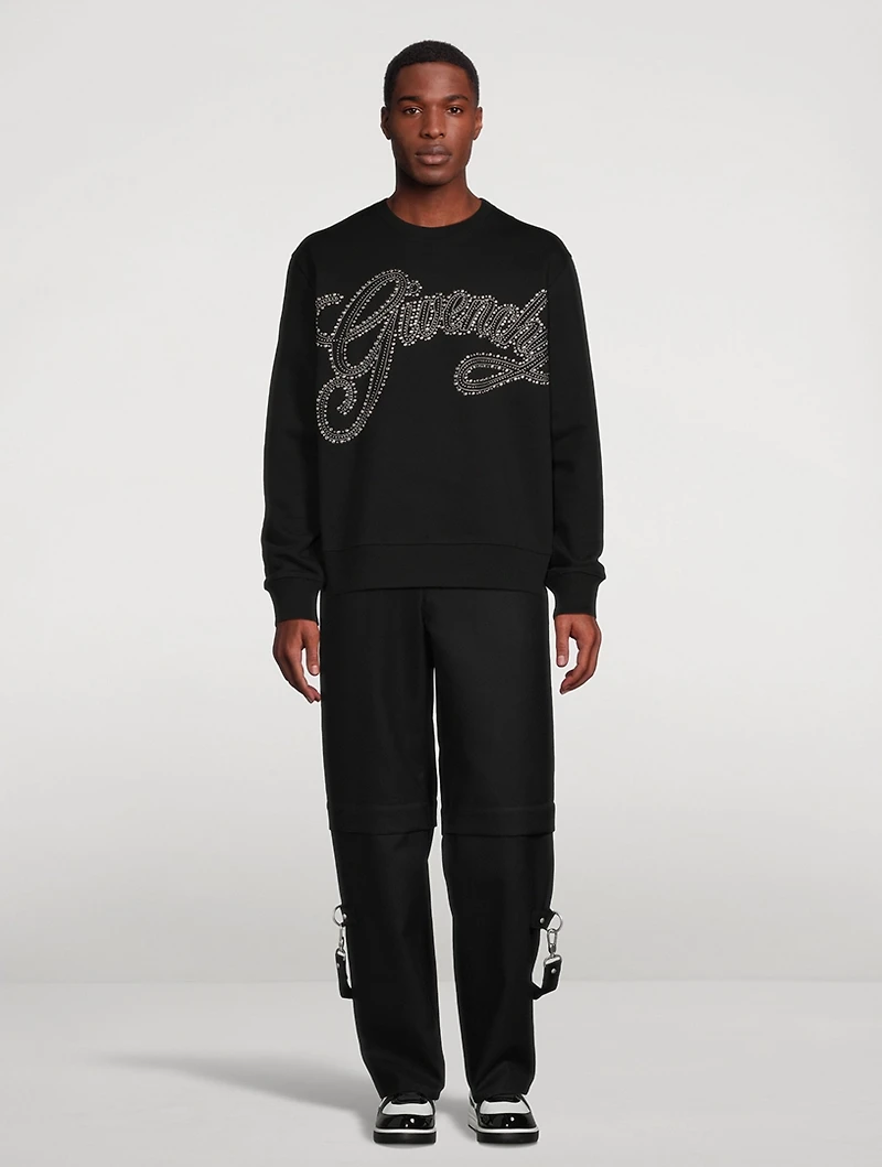Wool Two-in-One Detachable Pants With Suspenders