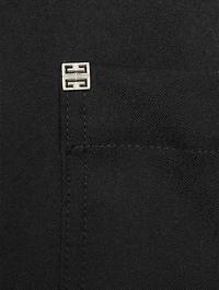 Wool Two-in-One Detachable Pants With Suspenders