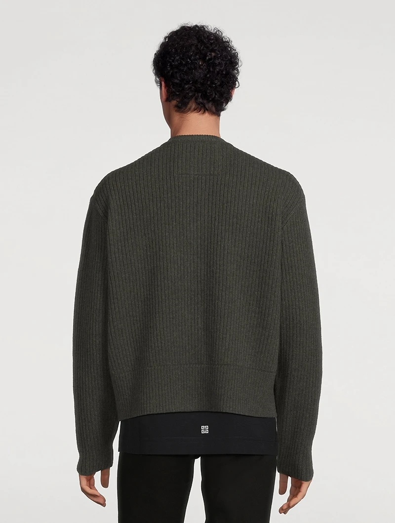Wool Oversized Cardigan