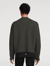 Wool Oversized Cardigan