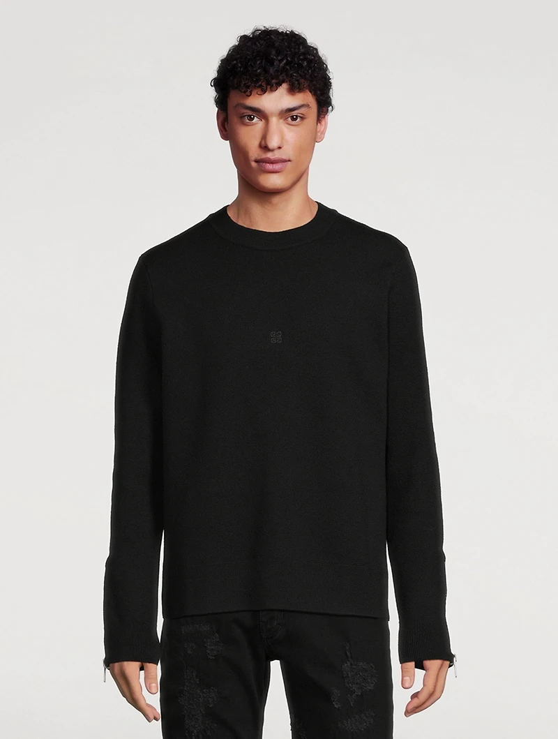 Felted Merino Crewneck Sweater