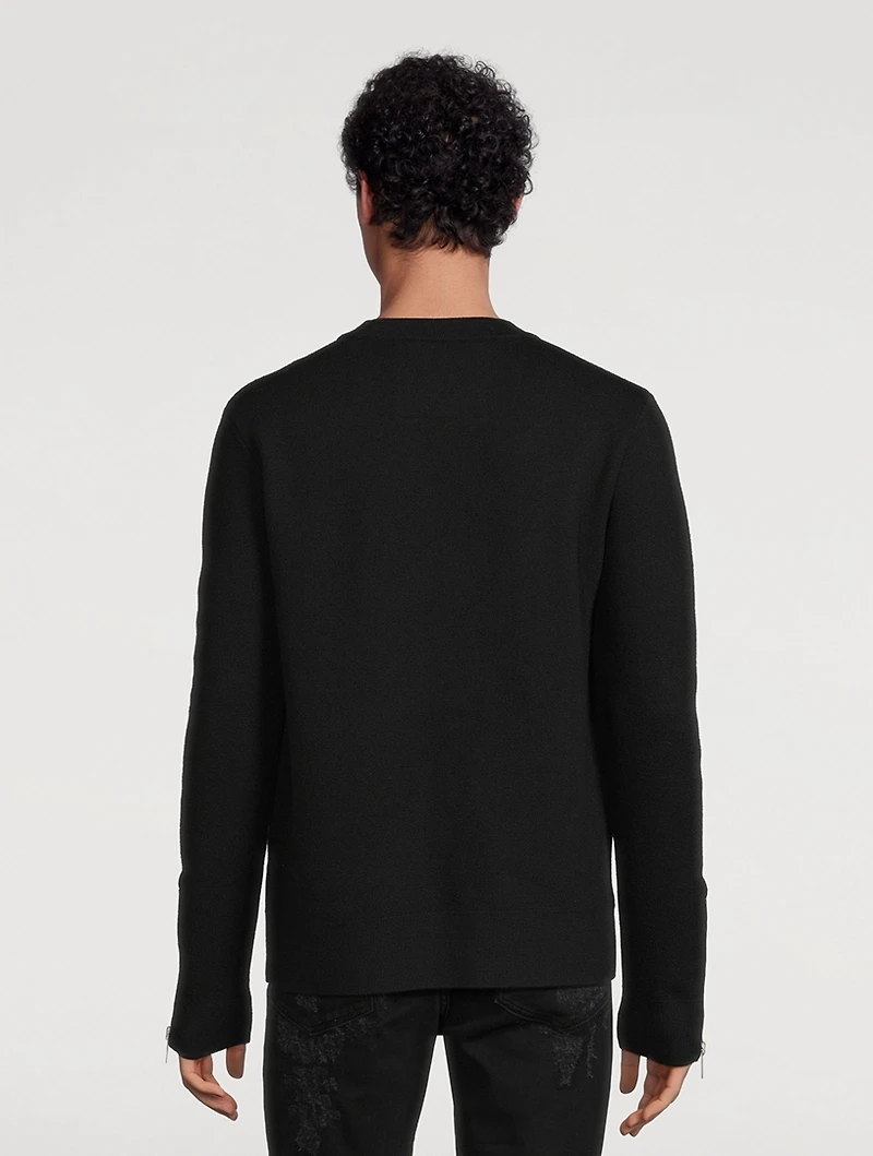 Felted Merino Crewneck Sweater