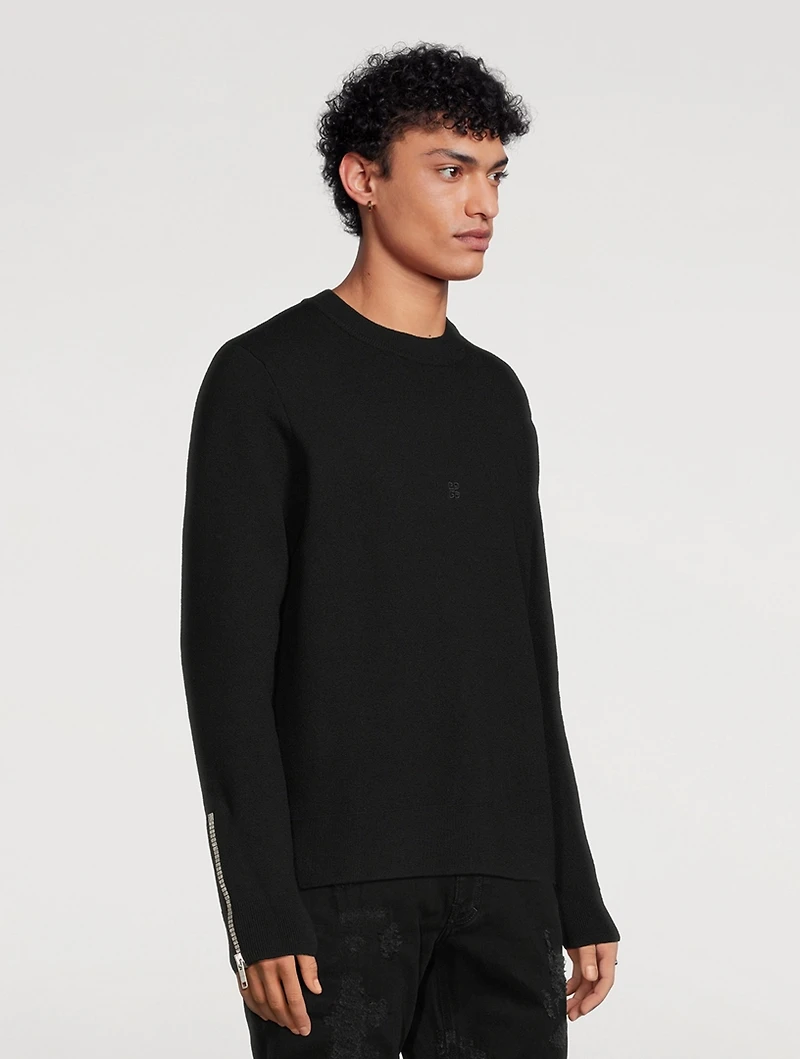 Felted Merino Crewneck Sweater
