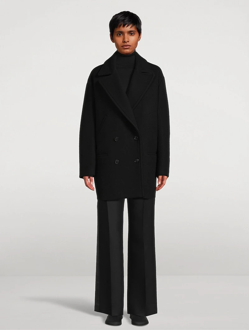 Atis Double-Breasted Wool And Cashmere Coat
