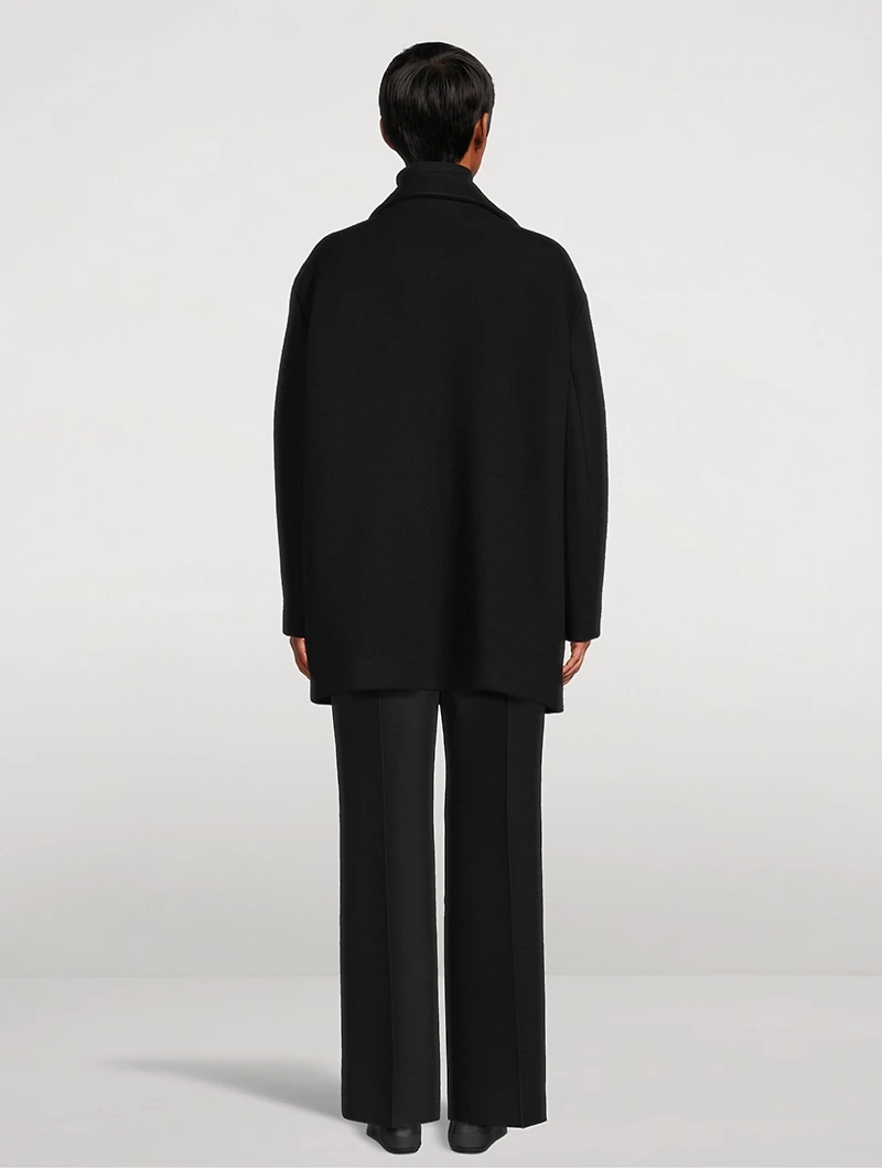 Atis Double-Breasted Wool And Cashmere Coat