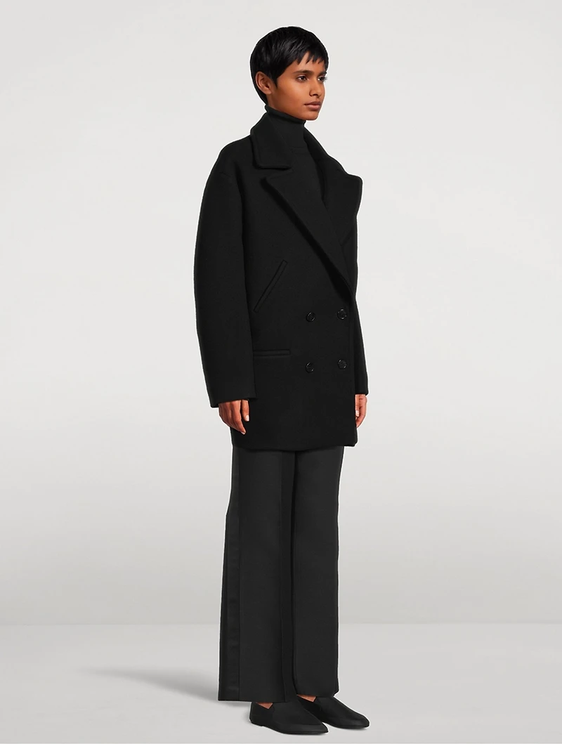 Atis Double-Breasted Wool And Cashmere Coat