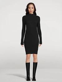 Diolette Silk Knit Mini Dress