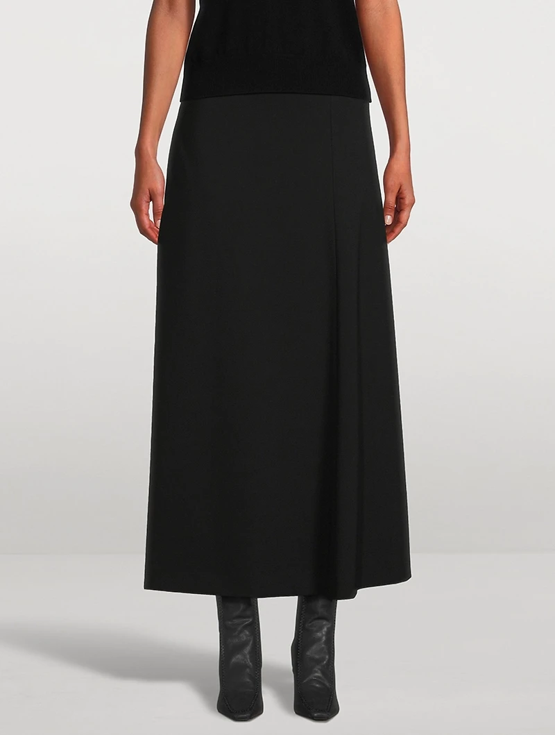 Flores Scuba Midi Skirt