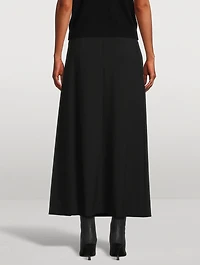 Flores Scuba Midi Skirt