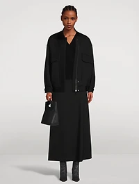 Flores Scuba Midi Skirt