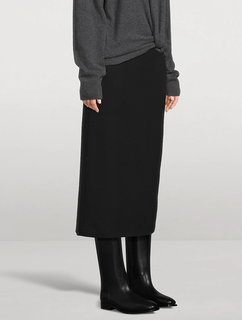 Kassie Wool Midi Skirt