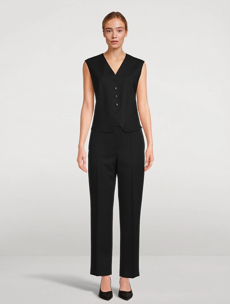 Vesta Slim Wool Trousers