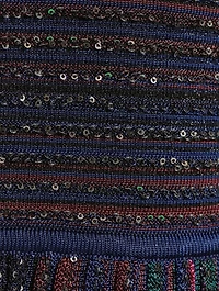 Rainbow Sequin V-Neck Dress