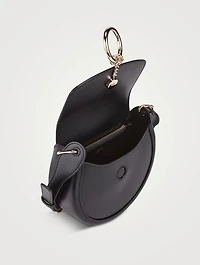 Small Arlène Leather Saddle Bag