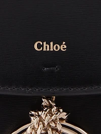 Small Arlène Leather Saddle Bag