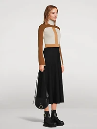 Small Arlène Leather Saddle Bag