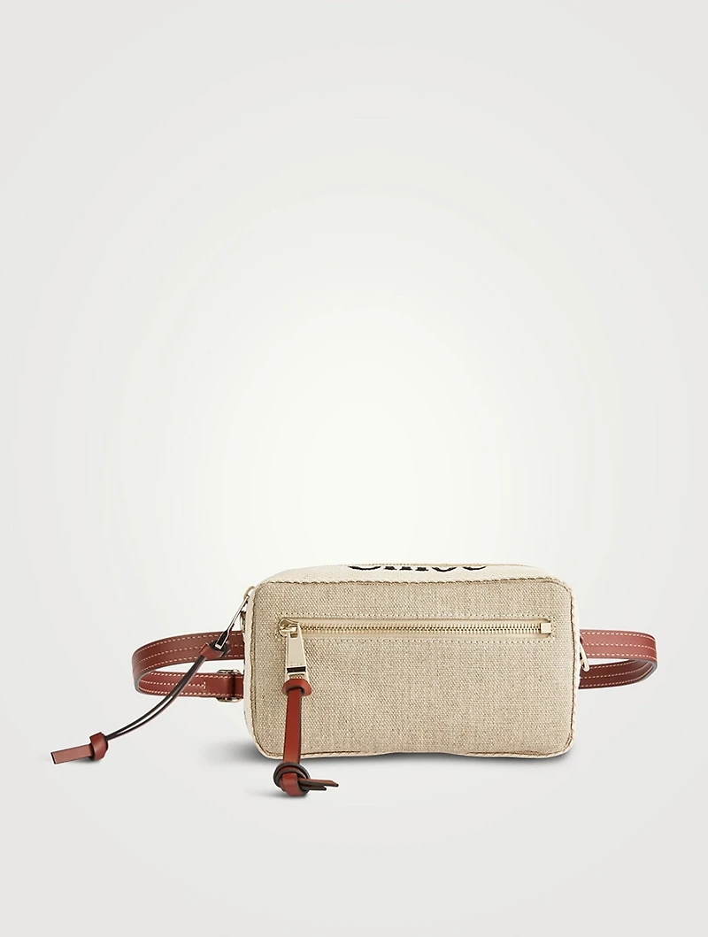 Woody Linen Belt Bag