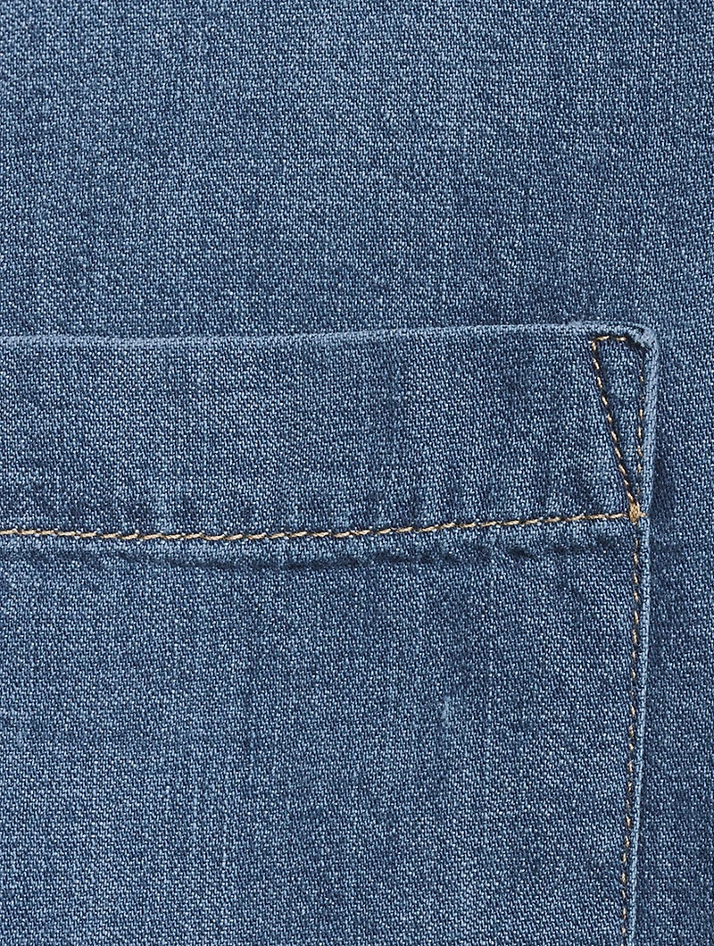 Bea Denim Crop Shirt