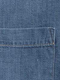 Bea Denim Crop Shirt