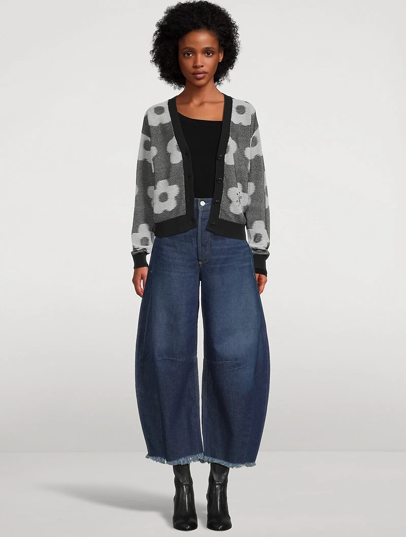 Horseshoe Wide-Leg Jeans