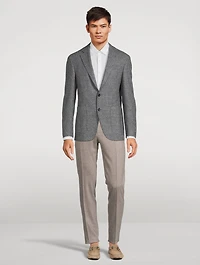 Stretch Wool Flannel Pants