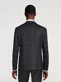 Wool Jacket Check Print