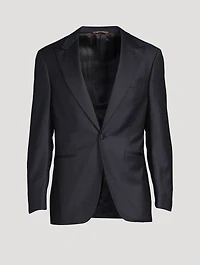 Wool Jacquard Evening Jacket