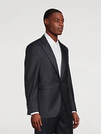 Wool Jacquard Evening Jacket