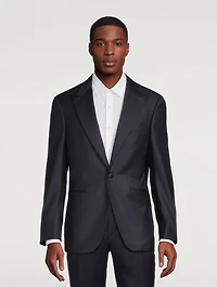 Wool Jacquard Evening Jacket