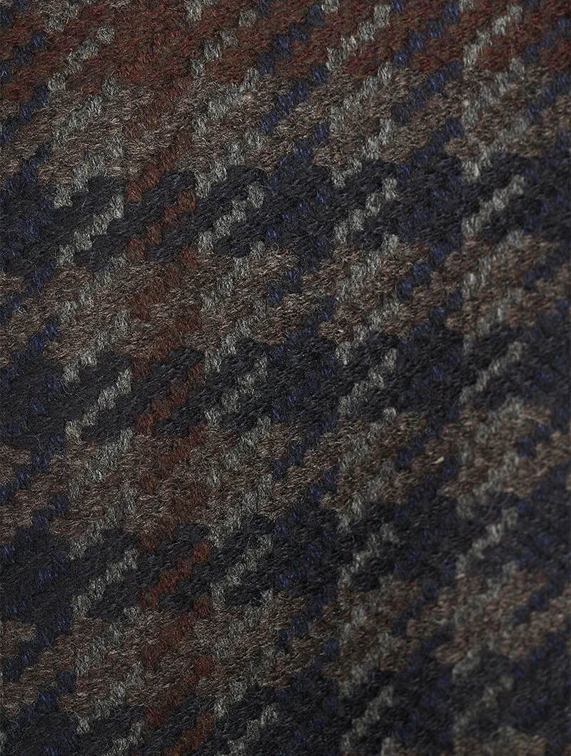 Wool And Cashmere Houndstooth Jacket