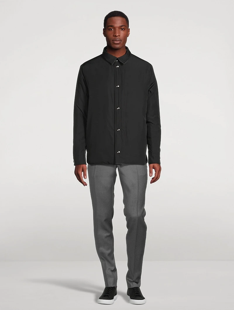 Wool Reversible Overshirt