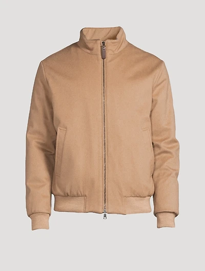 Cashmere Bomber Jacket