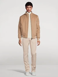 Cashmere Bomber Jacket