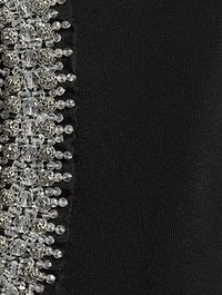 Crystal Chain Knit Mini Dress