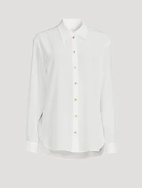 Embellished Silk Shirt