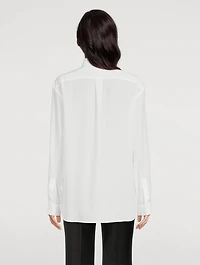 Embellished Silk Shirt