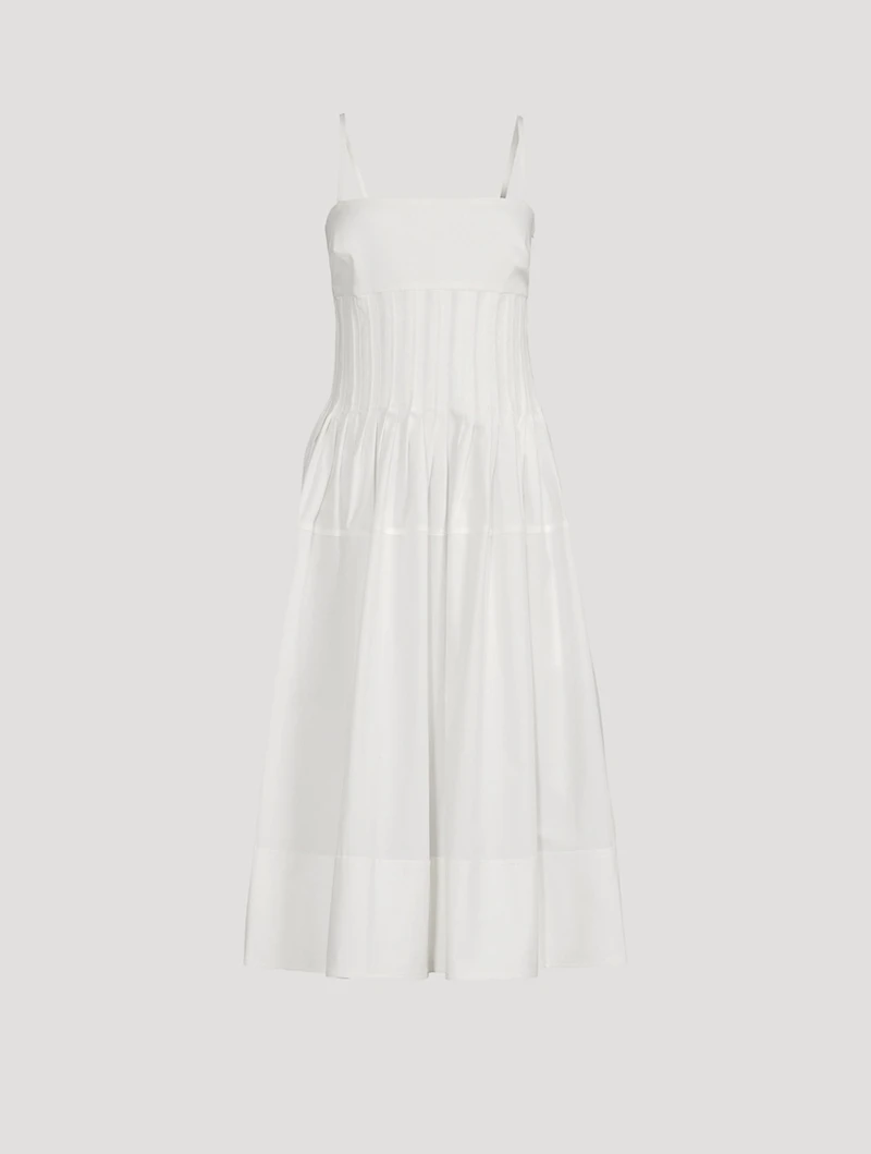 Eco Poplin Midi Dress