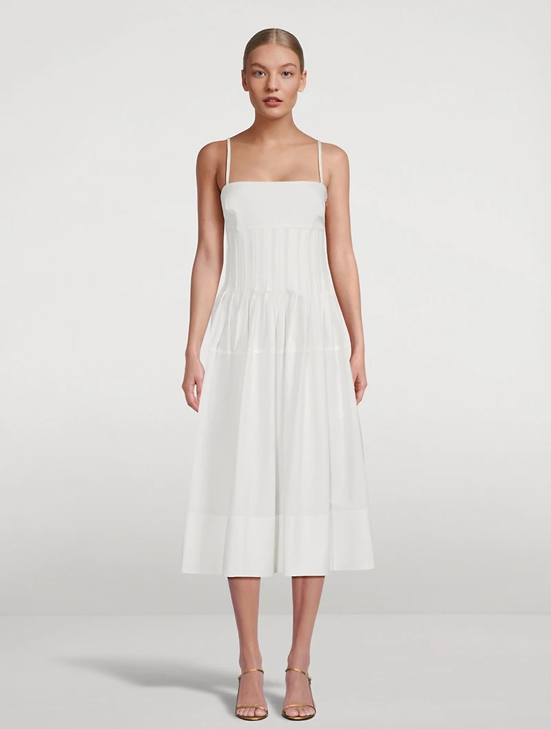 Eco Poplin Midi Dress