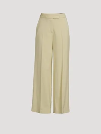 Straight-Leg Suiting Trousers
