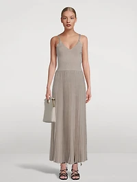 Metallic Knit Dress