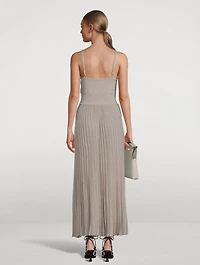 Metallic Knit Dress