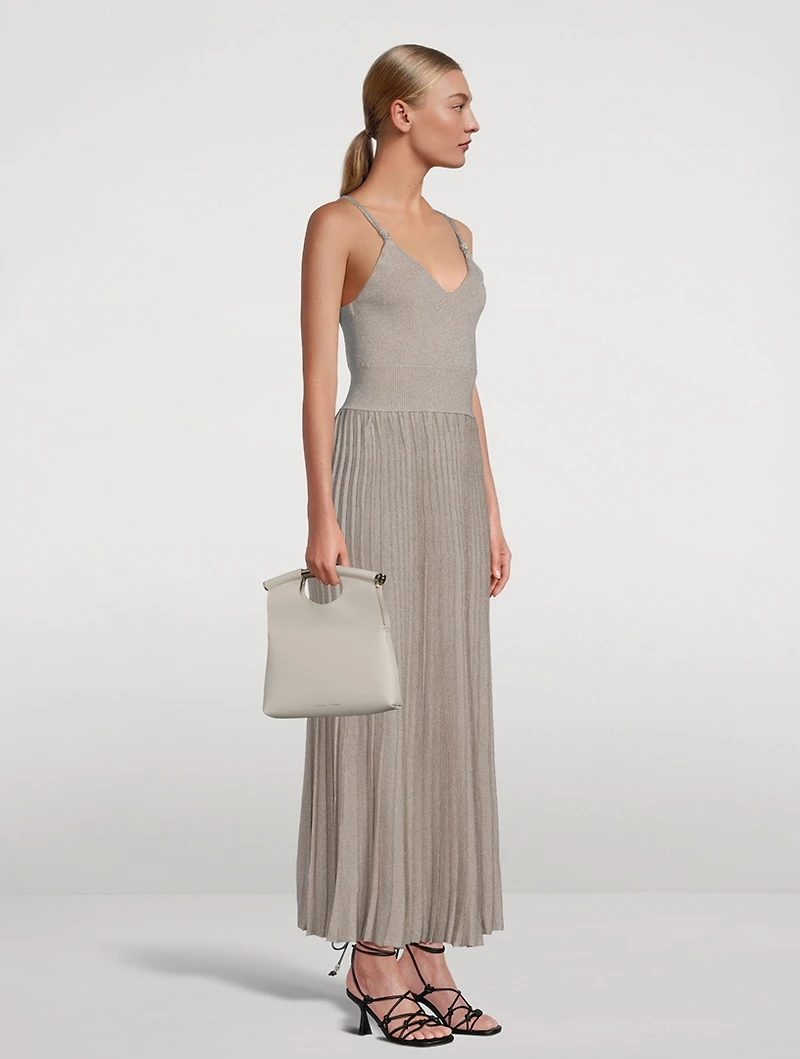 Metallic Knit Dress