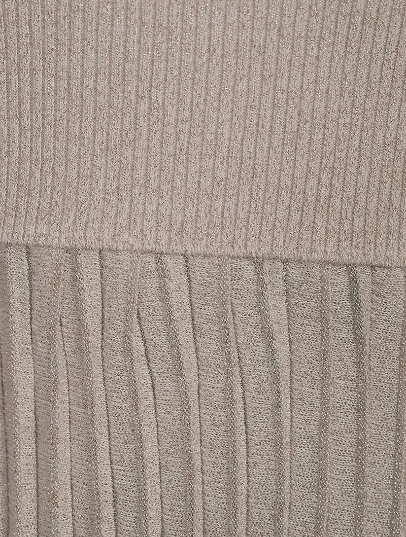 Metallic Knit Dress