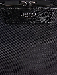 Recycled Twill And Evoluzione Leather Backpack