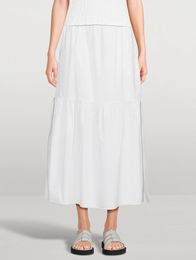 Tiered Maxi Skirt